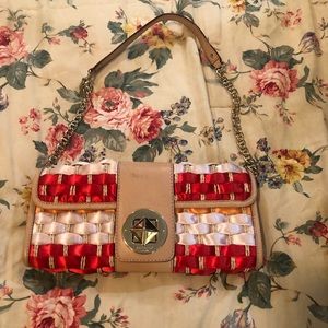 Sold! Kate spade rare vintage woven shoulder bag
